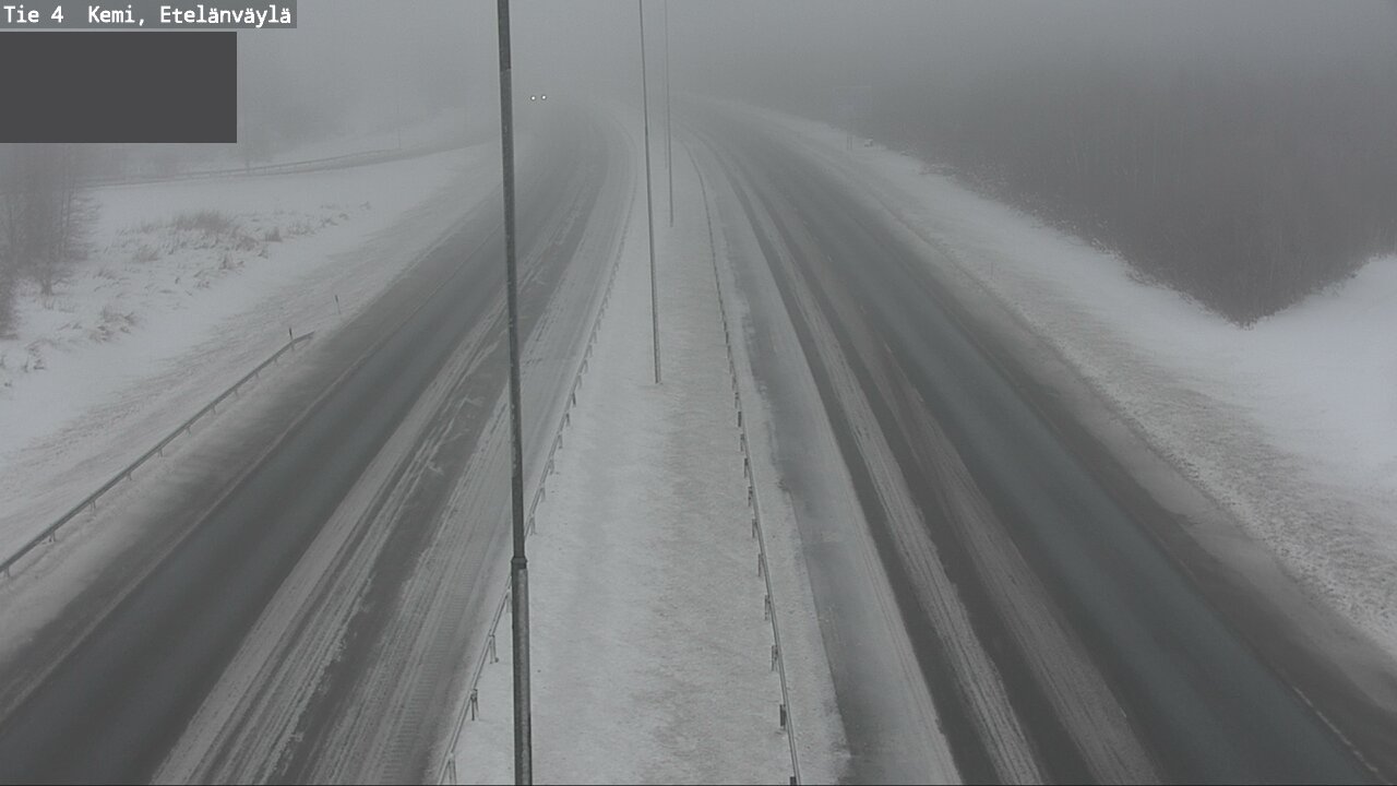 Weather Camera Image Väg 4 Kemi, Etelänväylä, Kemi, Lappi