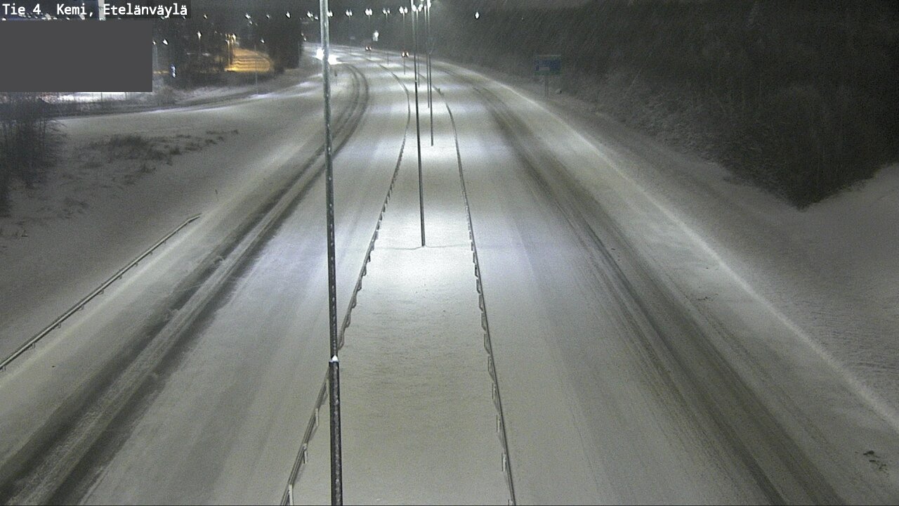 Weather Camera Image Road 4 Kemi, Etelänväylä, Kemi, Lappi