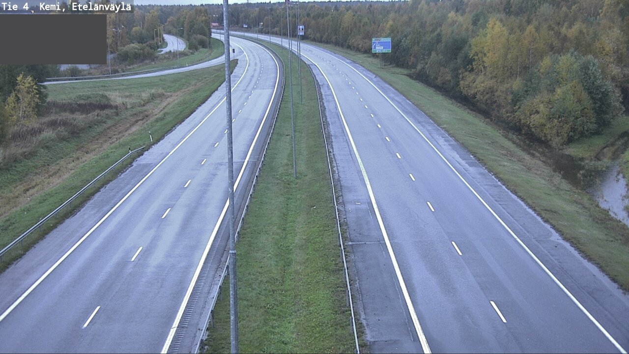 Weather Camera Image Road 4 Kemi, Etelänväylä, Kemi, Lappi