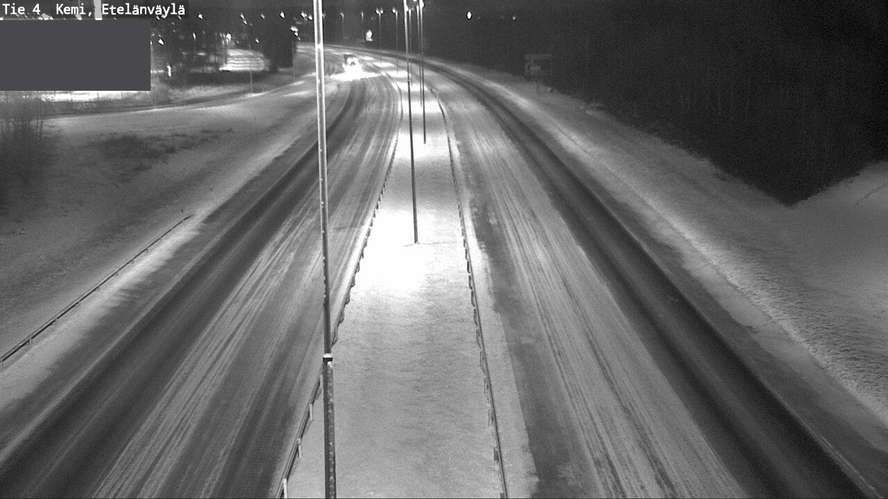 Weather Camera Image Road 4 Kemi, Etelänväylä, Kemi, Lappi