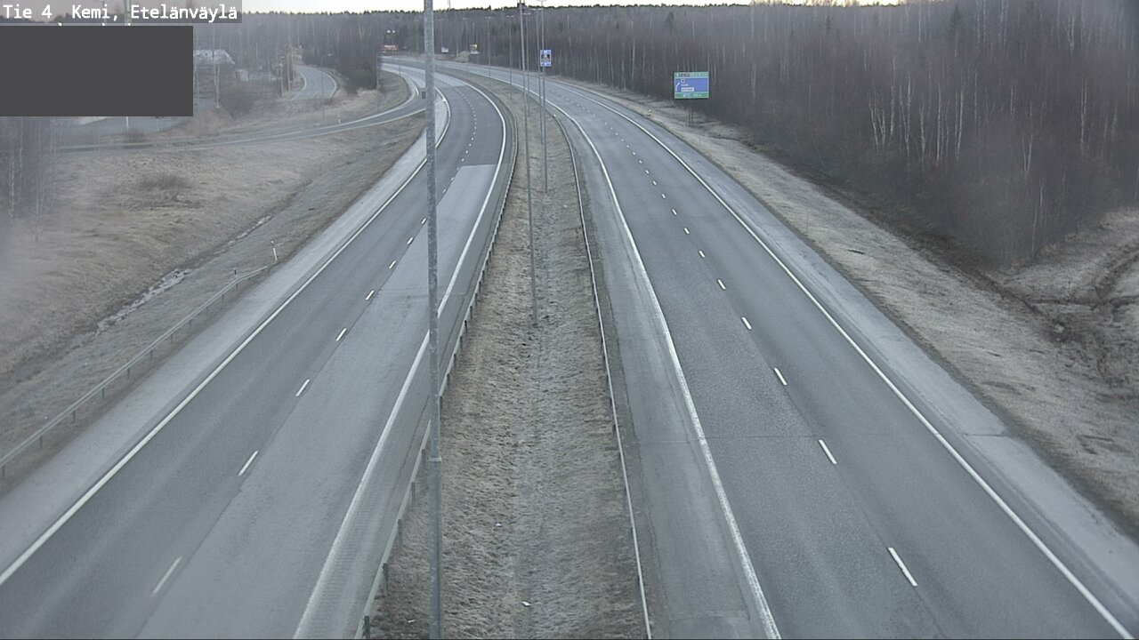 Kelikamerat Kuva Tie 4 Kemi, Etelänväylä, Kemi, Lappi