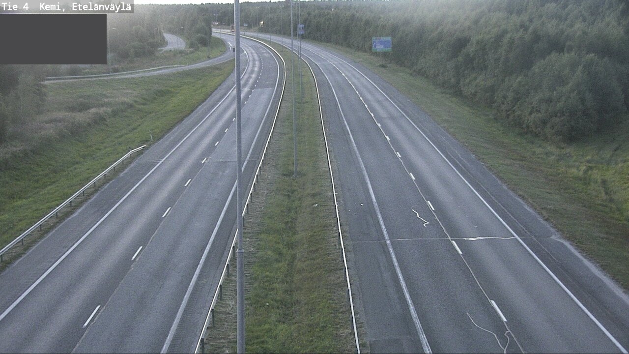 Weather Camera Image Väg 4 Kemi, Etelänväylä, Kemi, Lappi
