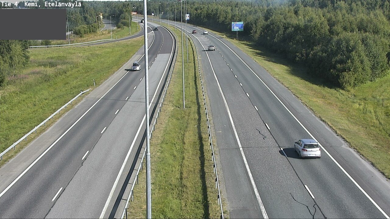 Weather Camera Image Väg 4 Kemi, Etelänväylä, Kemi, Lappi