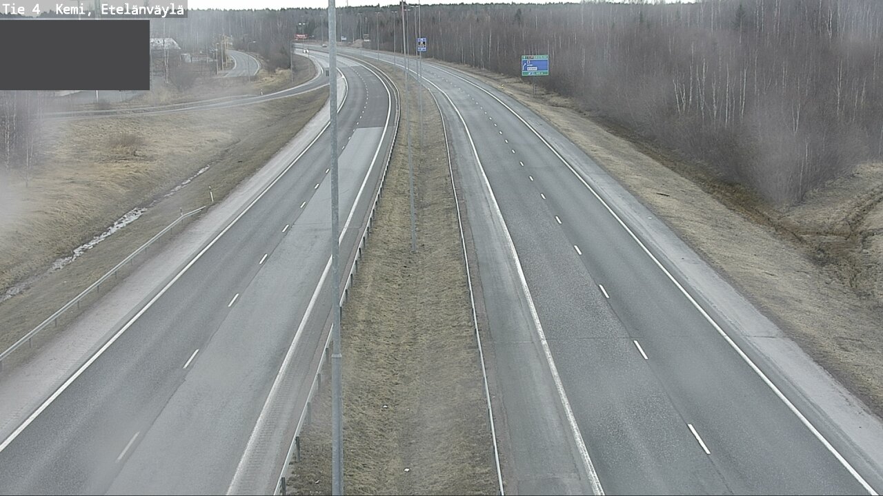 Weather Camera Image Road 4 Kemi, Etelänväylä, Kemi, Lappi