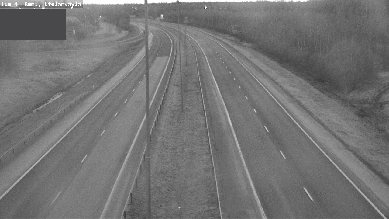 Weather Camera Image Road 4 Kemi, Etelänväylä, Kemi, Lappi