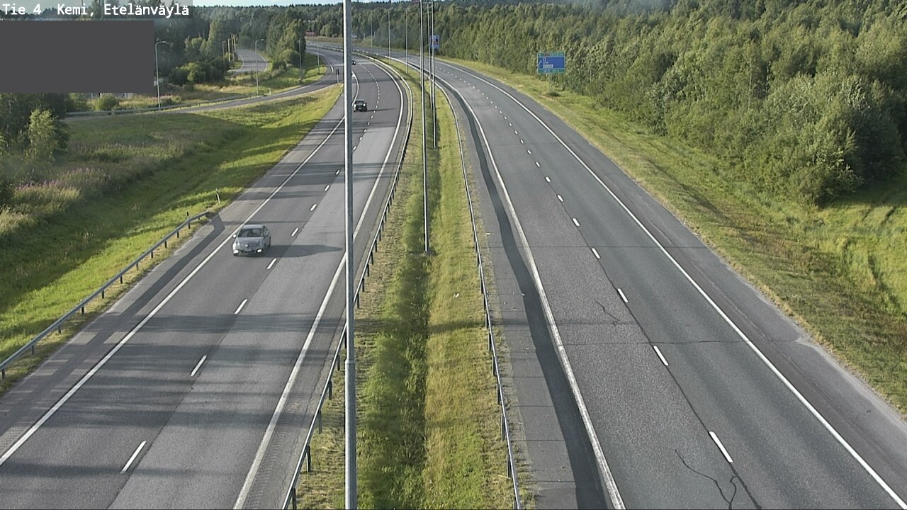 Weather Camera Image Väg 4 Kemi, Etelänväylä, Kemi, Lappi
