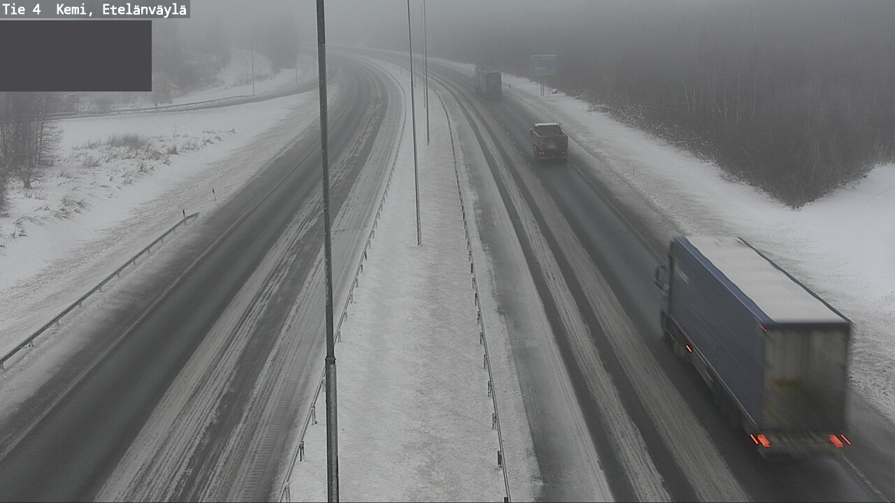 Weather Camera Image Väg 4 Kemi, Etelänväylä, Kemi, Lappi