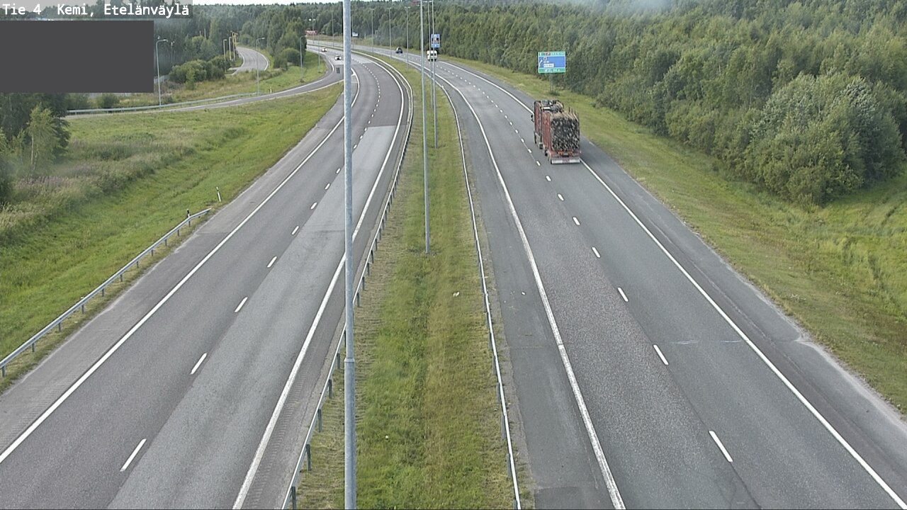 Weather Camera Image Väg 4 Kemi, Etelänväylä, Kemi, Lappi