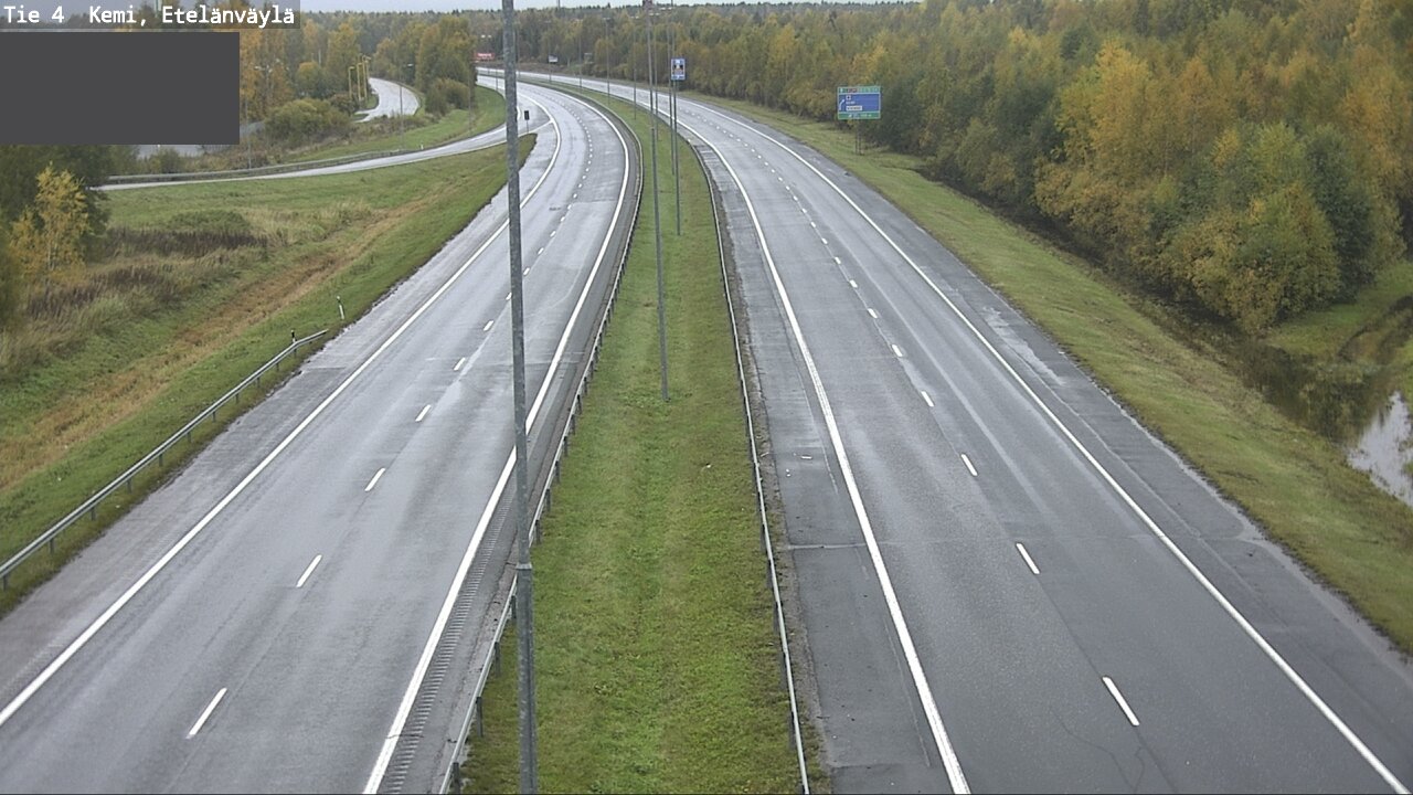 Weather Camera Image Väg 4 Kemi, Etelänväylä, Kemi, Lappi