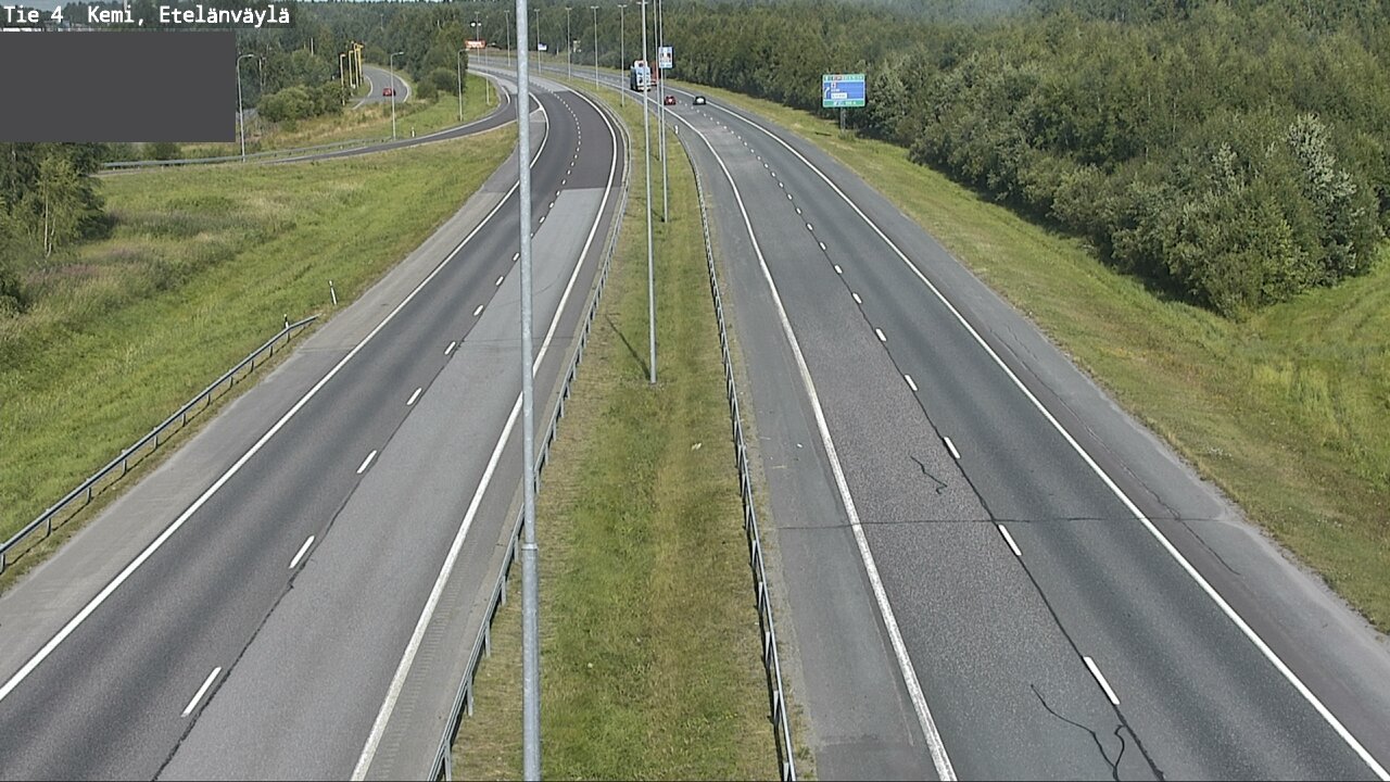 Weather Camera Image Road 4 Kemi, Etelänväylä, Kemi, Lappi
