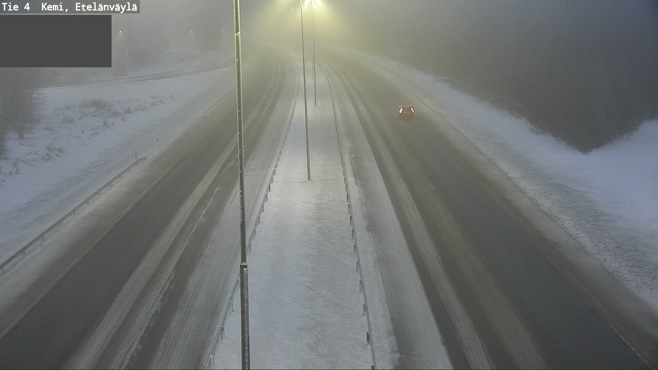 Weather Camera Image Väg 4 Kemi, Etelänväylä, Kemi, Lappi