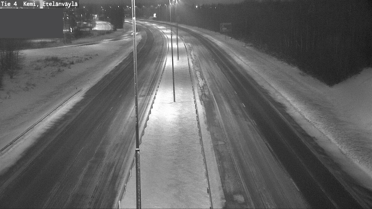 Weather Camera Image Road 4 Kemi, Etelänväylä, Kemi, Lappi