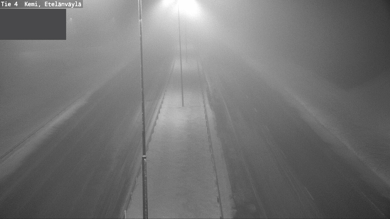 Weather Camera Image Road 4 Kemi, Etelänväylä, Kemi, Lappi