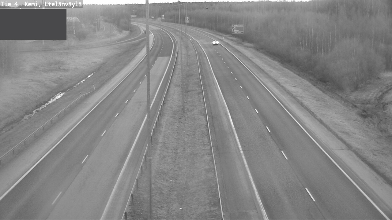 Weather Camera Image Road 4 Kemi, Etelänväylä, Kemi, Lappi