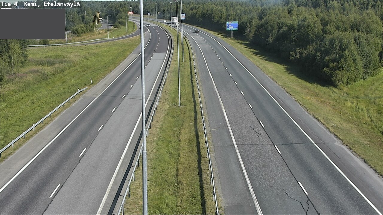 Weather Camera Image Väg 4 Kemi, Etelänväylä, Kemi, Lappi