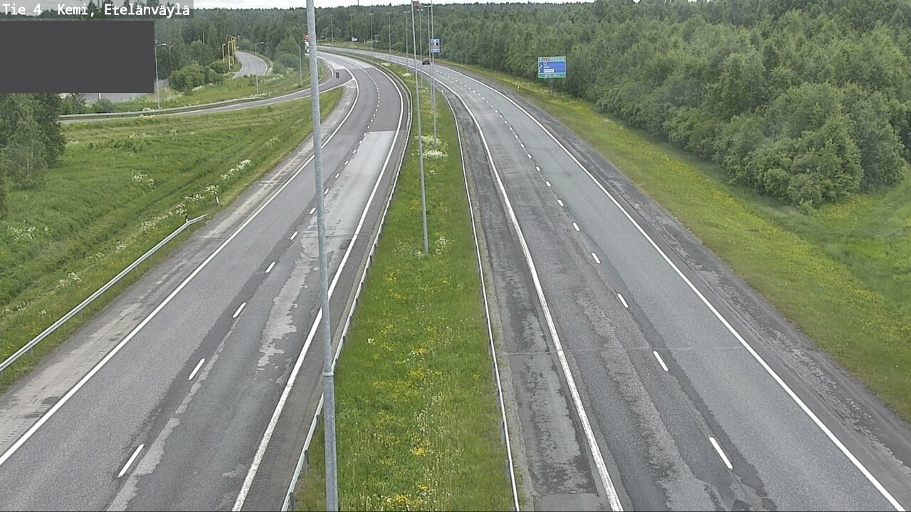 Weather Camera Image Road 4 Kemi, Etelänväylä, Kemi, Lappi