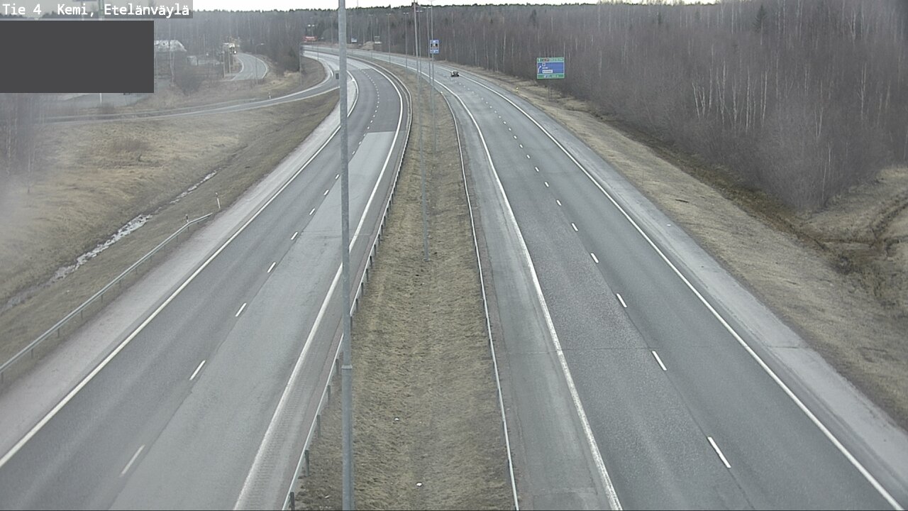 Weather Camera Image Road 4 Kemi, Etelänväylä, Kemi, Lappi