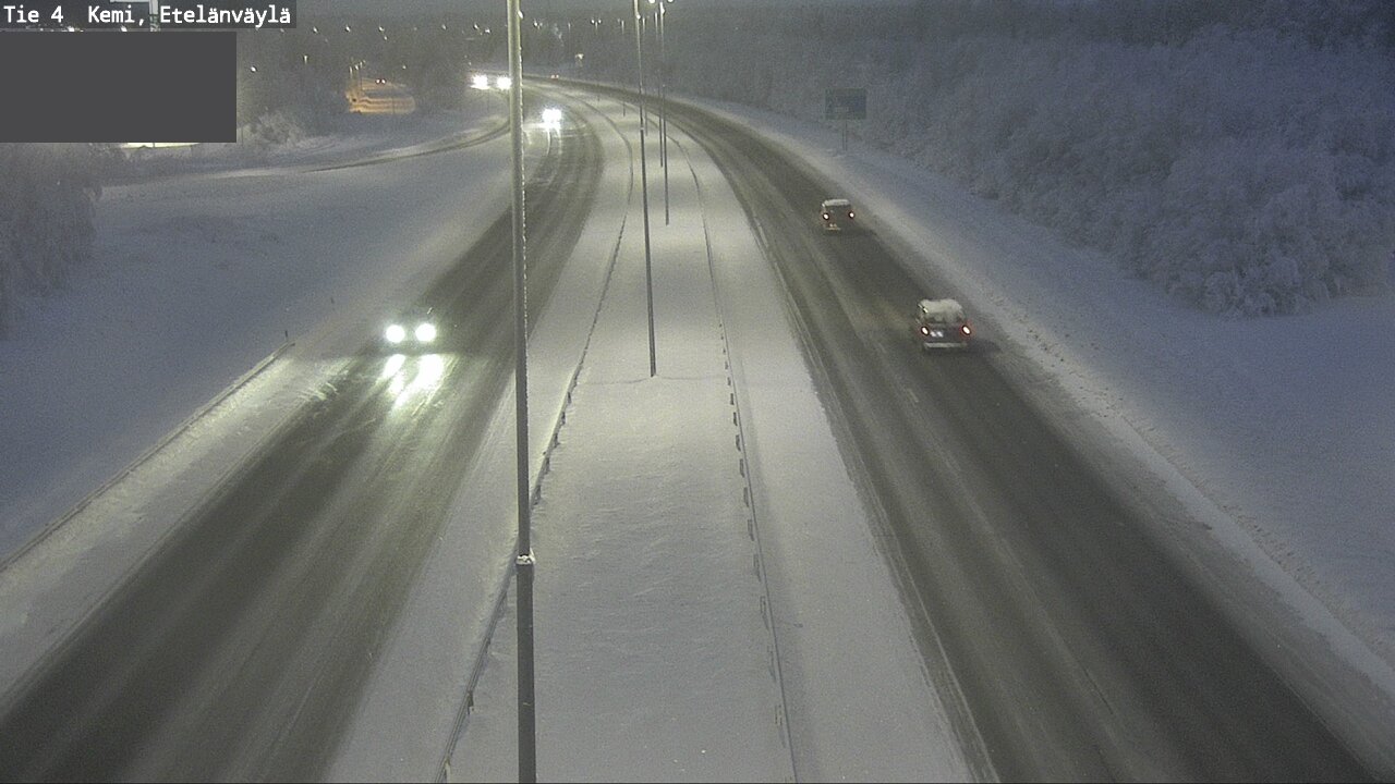 Kelikamerat Kuva Tie 4 Kemi, Etelänväylä, Kemi, Lappi