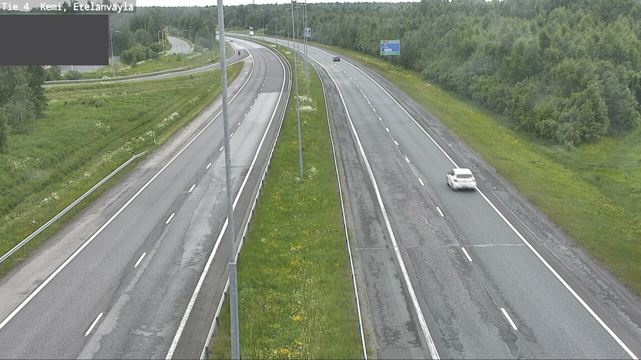 Weather Camera Image Road 4 Kemi, Etelänväylä, Kemi, Lappi