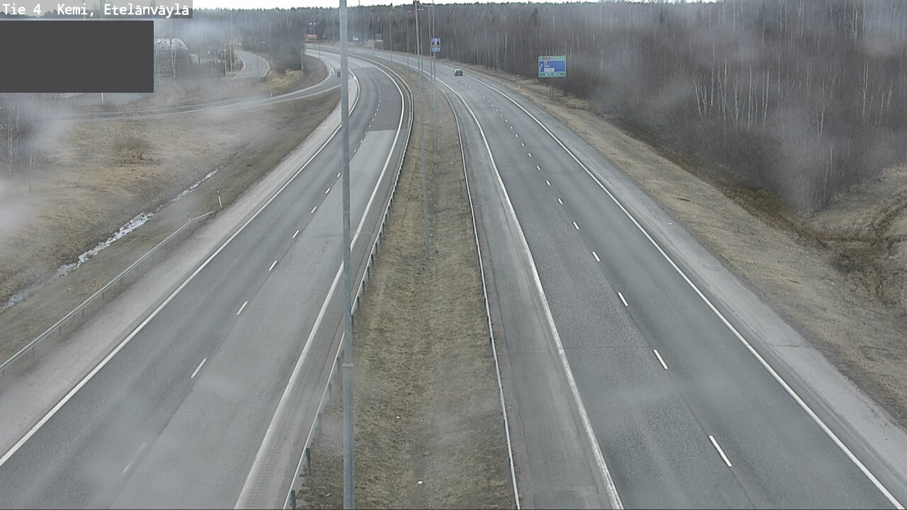 Weather Camera Image Road 4 Kemi, Etelänväylä, Kemi, Lappi