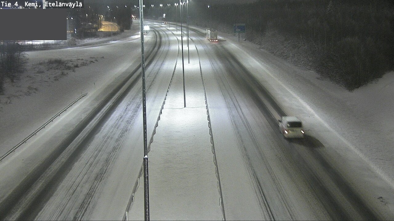 Weather Camera Image Road 4 Kemi, Etelänväylä, Kemi, Lappi