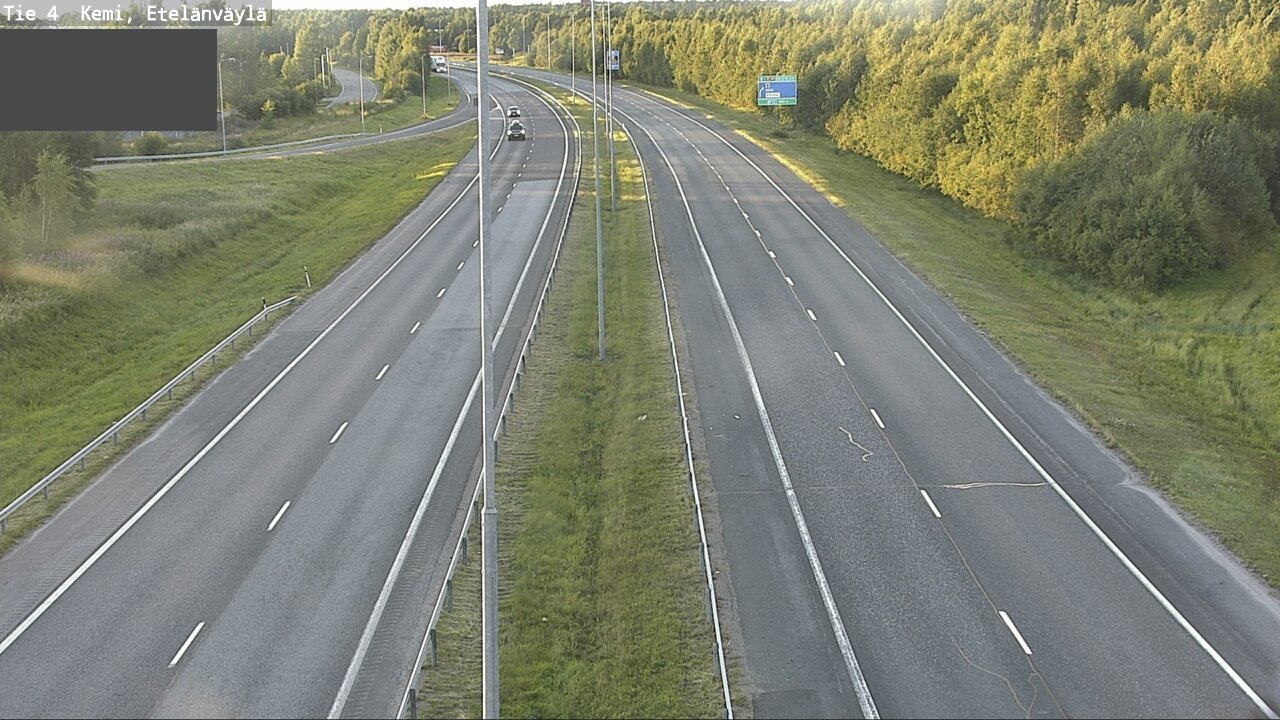 Weather Camera Image Väg 4 Kemi, Etelänväylä, Kemi, Lappi