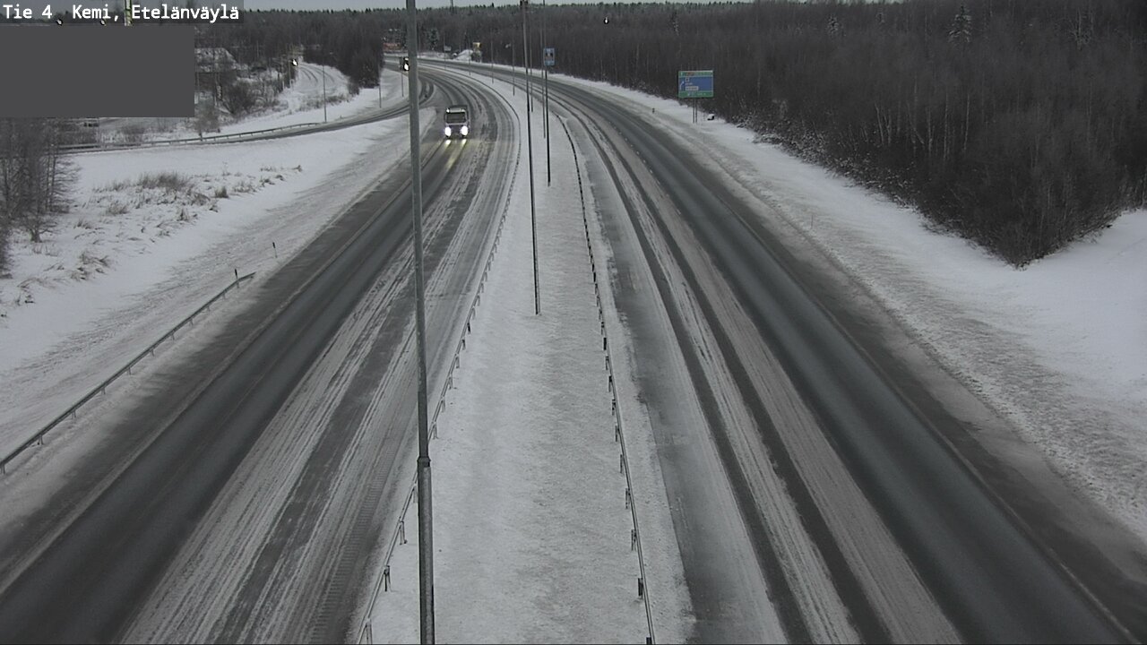 Weather Camera Image Väg 4 Kemi, Etelänväylä, Kemi, Lappi
