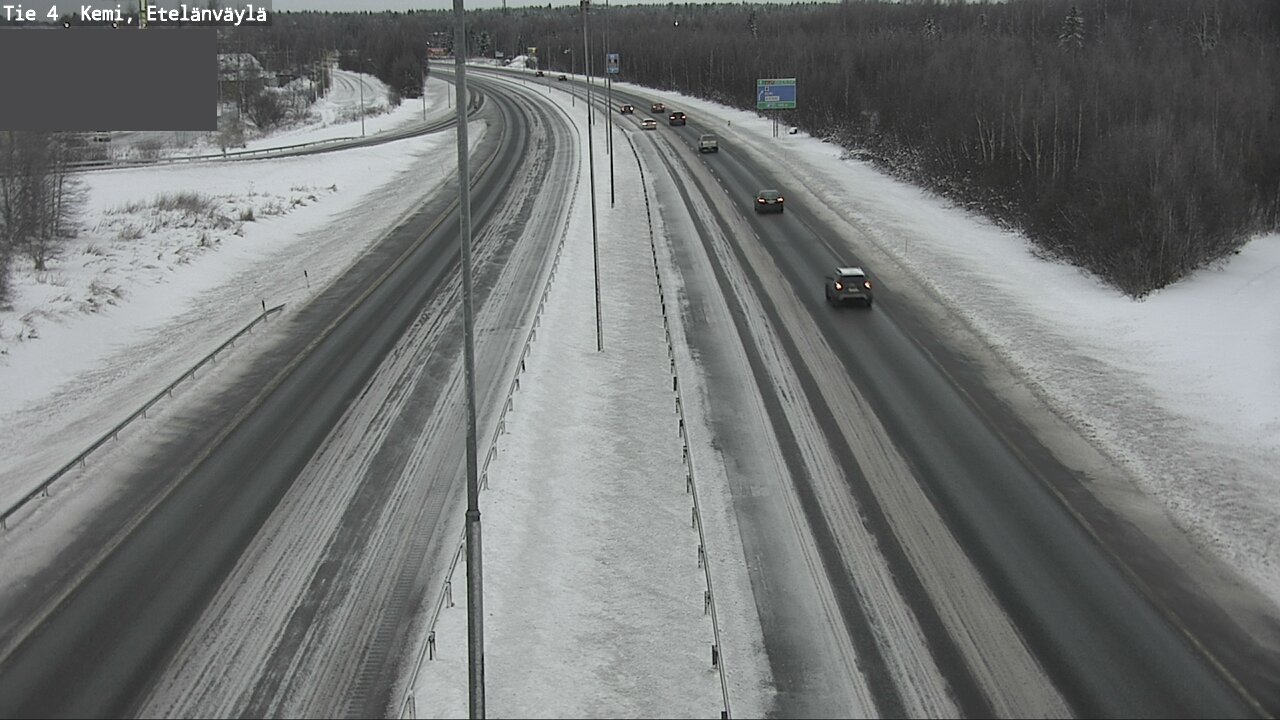 Weather Camera Image Väg 4 Kemi, Etelänväylä, Kemi, Lappi