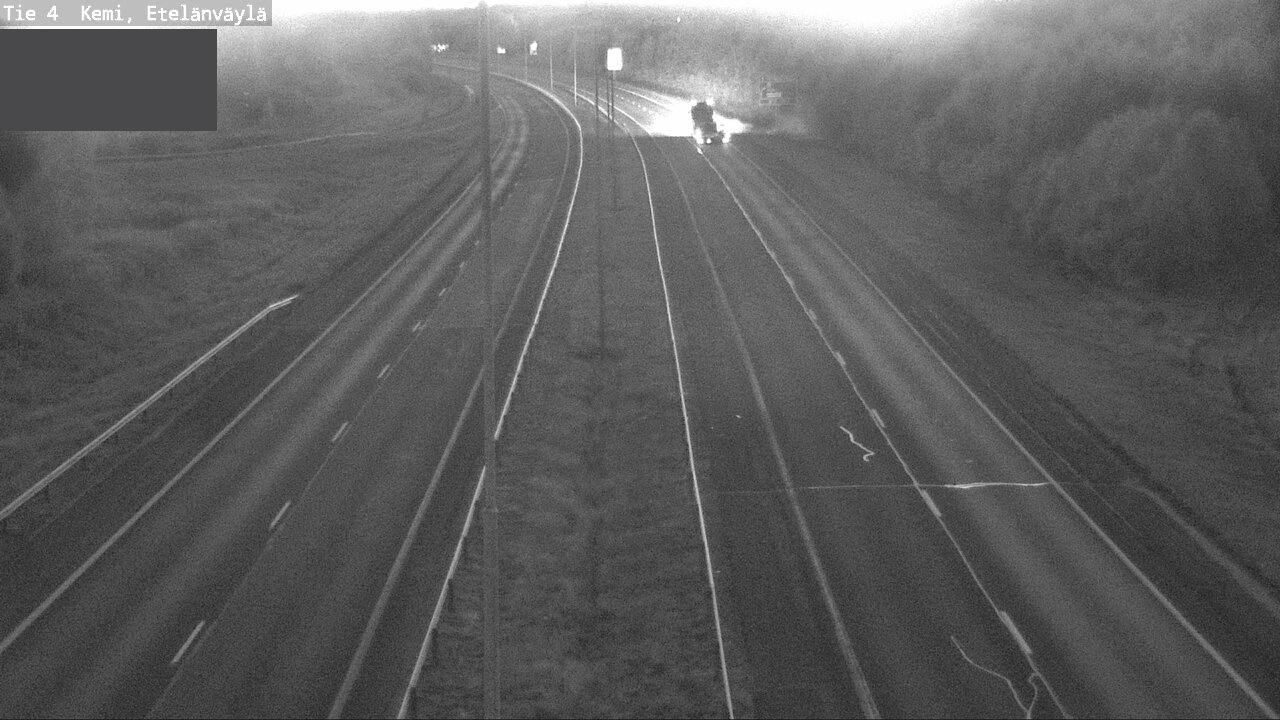 Weather Camera Image Väg 4 Kemi, Etelänväylä, Kemi, Lappi