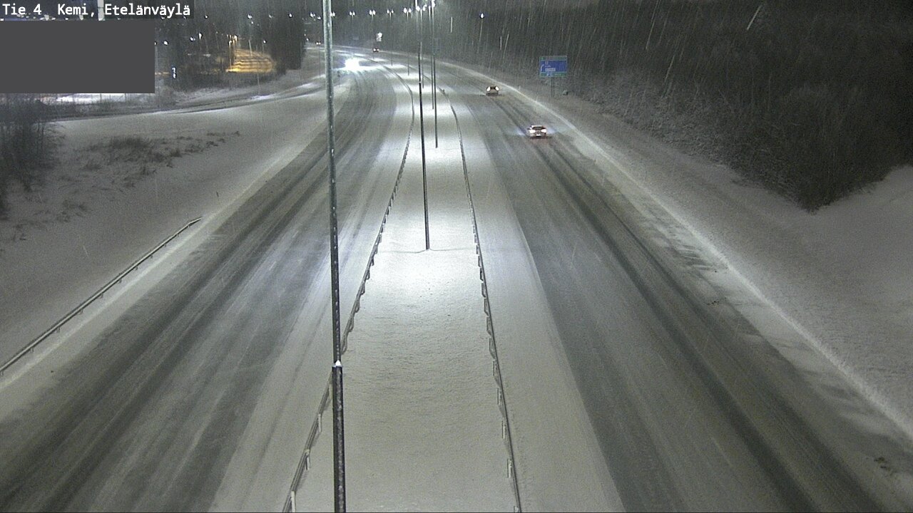 Weather Camera Image Road 4 Kemi, Etelänväylä, Kemi, Lappi
