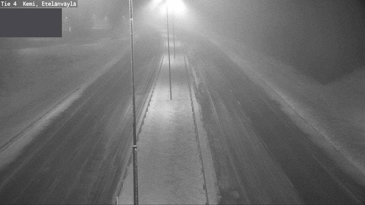 Weather Camera Image Road 4 Kemi, Etelänväylä, Kemi, Lappi