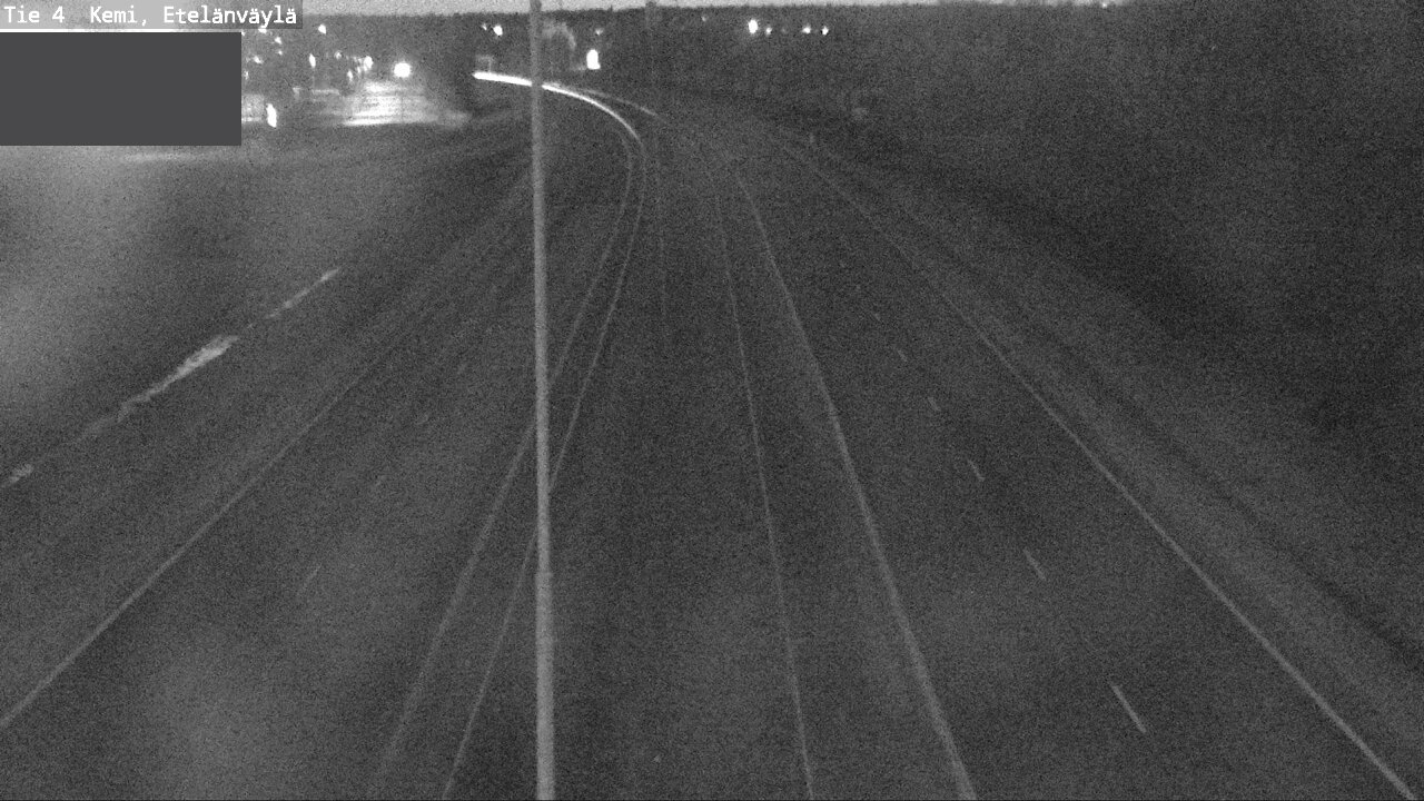 Weather Camera Image Road 4 Kemi, Etelänväylä, Kemi, Lappi