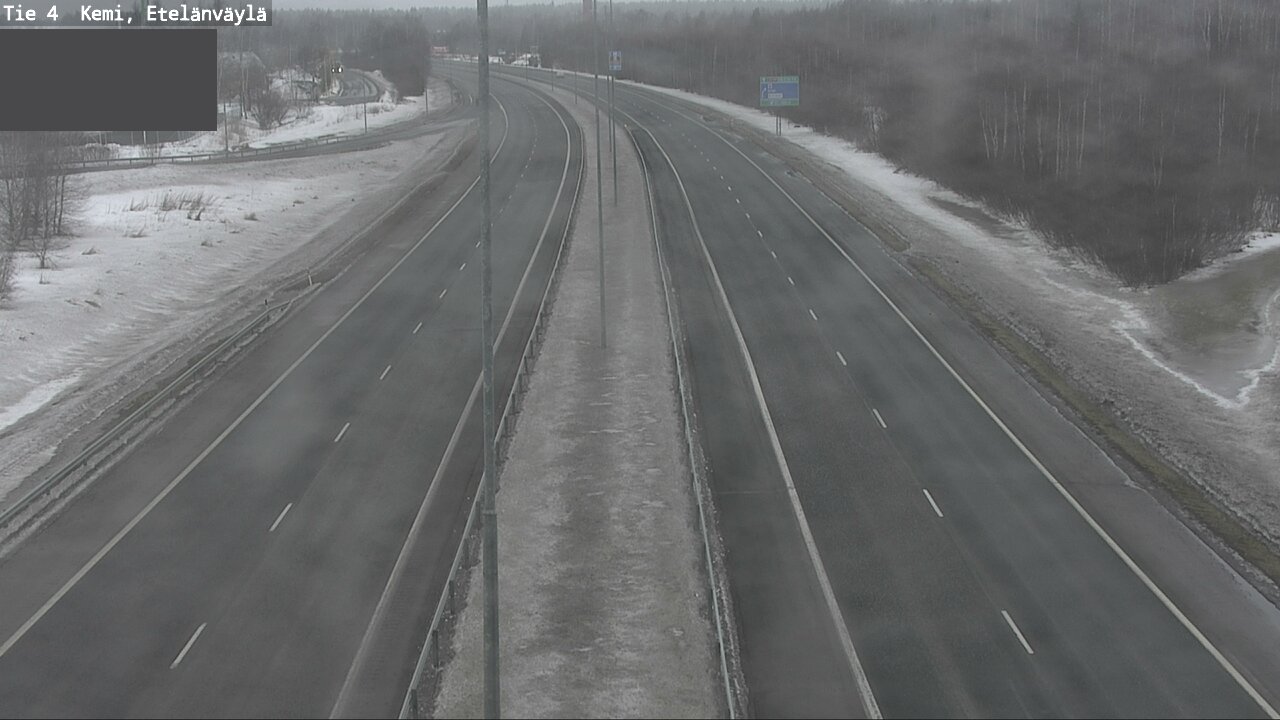 Weather Camera Image Väg 4 Kemi, Etelänväylä, Kemi, Lappi