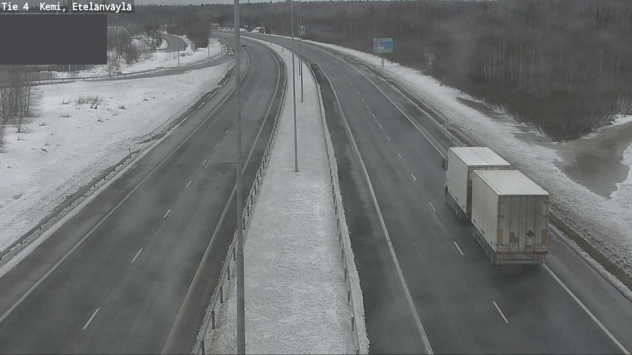 Kelikamerat Kuva Tie 4 Kemi, Etelänväylä, Kemi, Lappi
