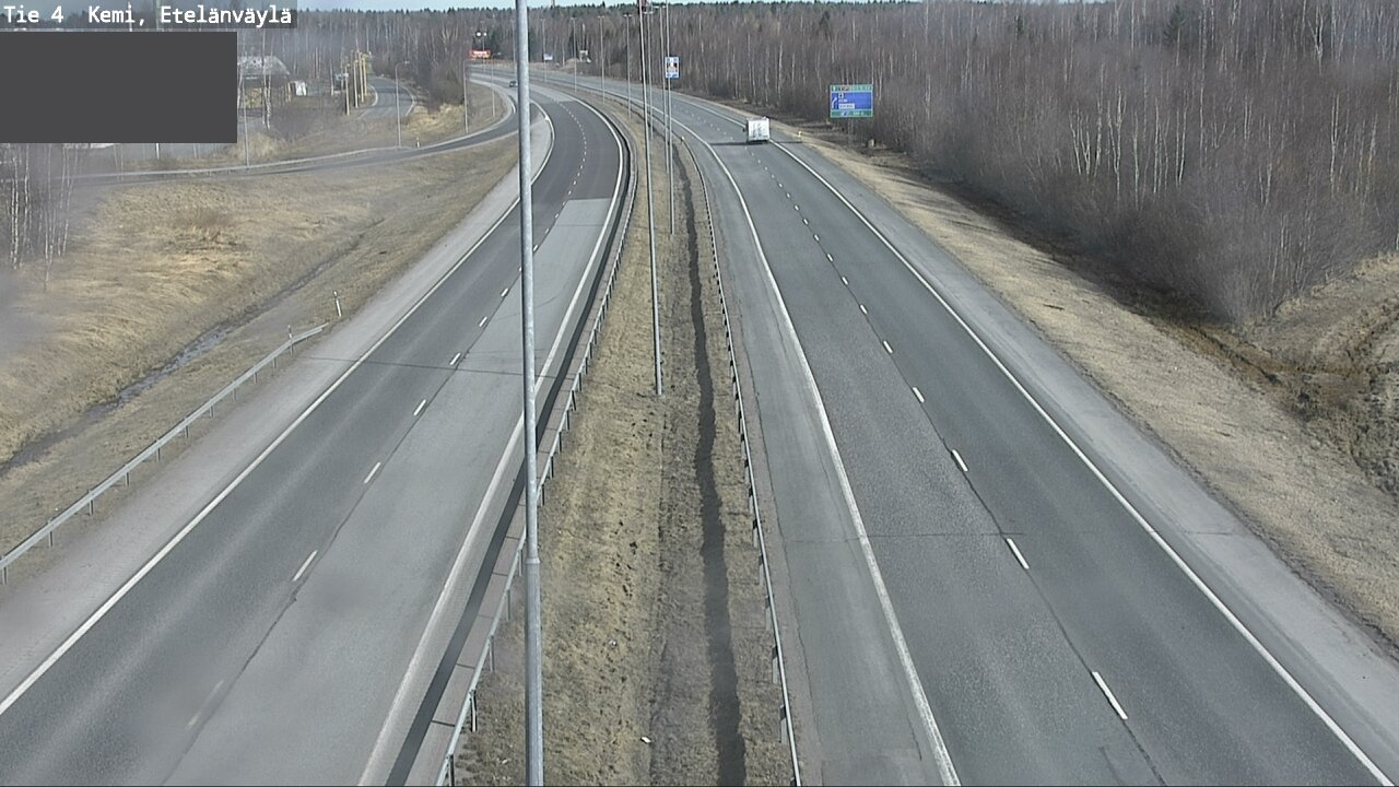 Kelikamerat Kuva Tie 4 Kemi, Etelänväylä, Kemi, Lappi