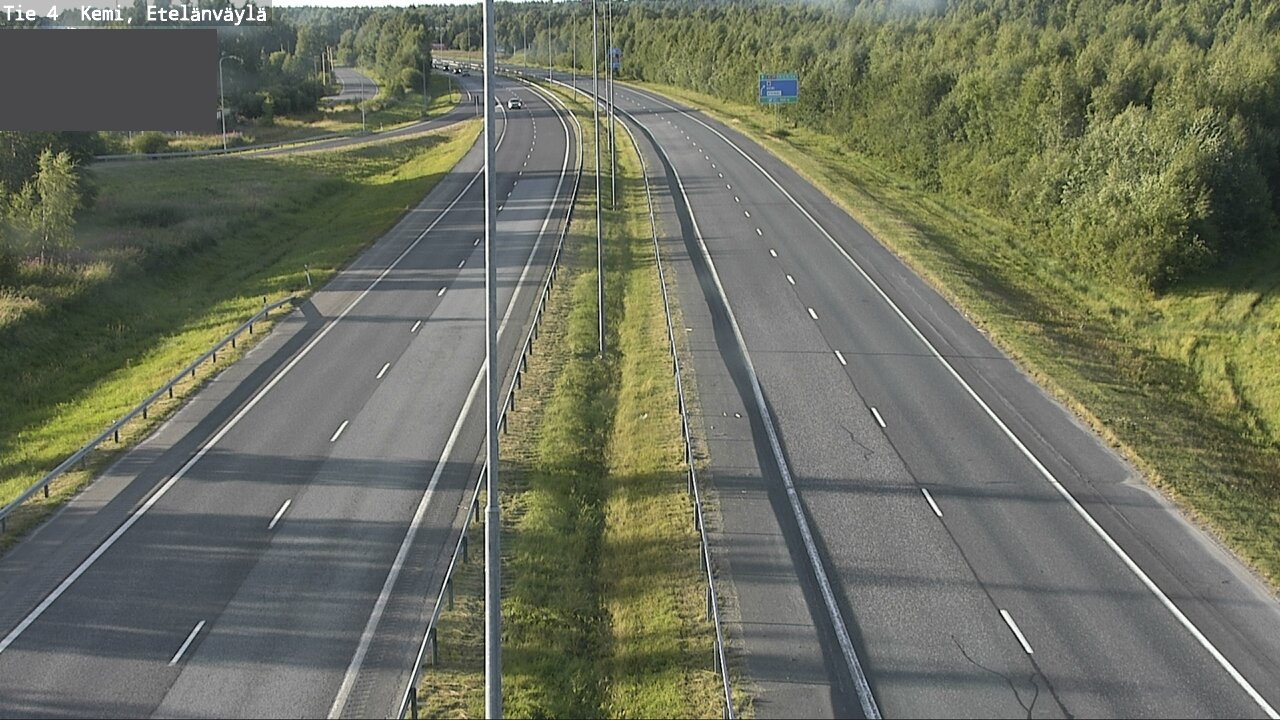 Weather Camera Image Väg 4 Kemi, Etelänväylä, Kemi, Lappi
