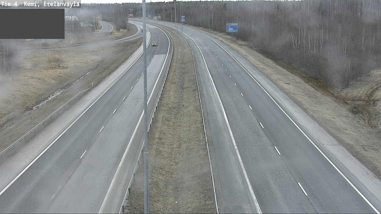 Weather Camera Image Road 4 Kemi, Etelänväylä, Kemi, Lappi