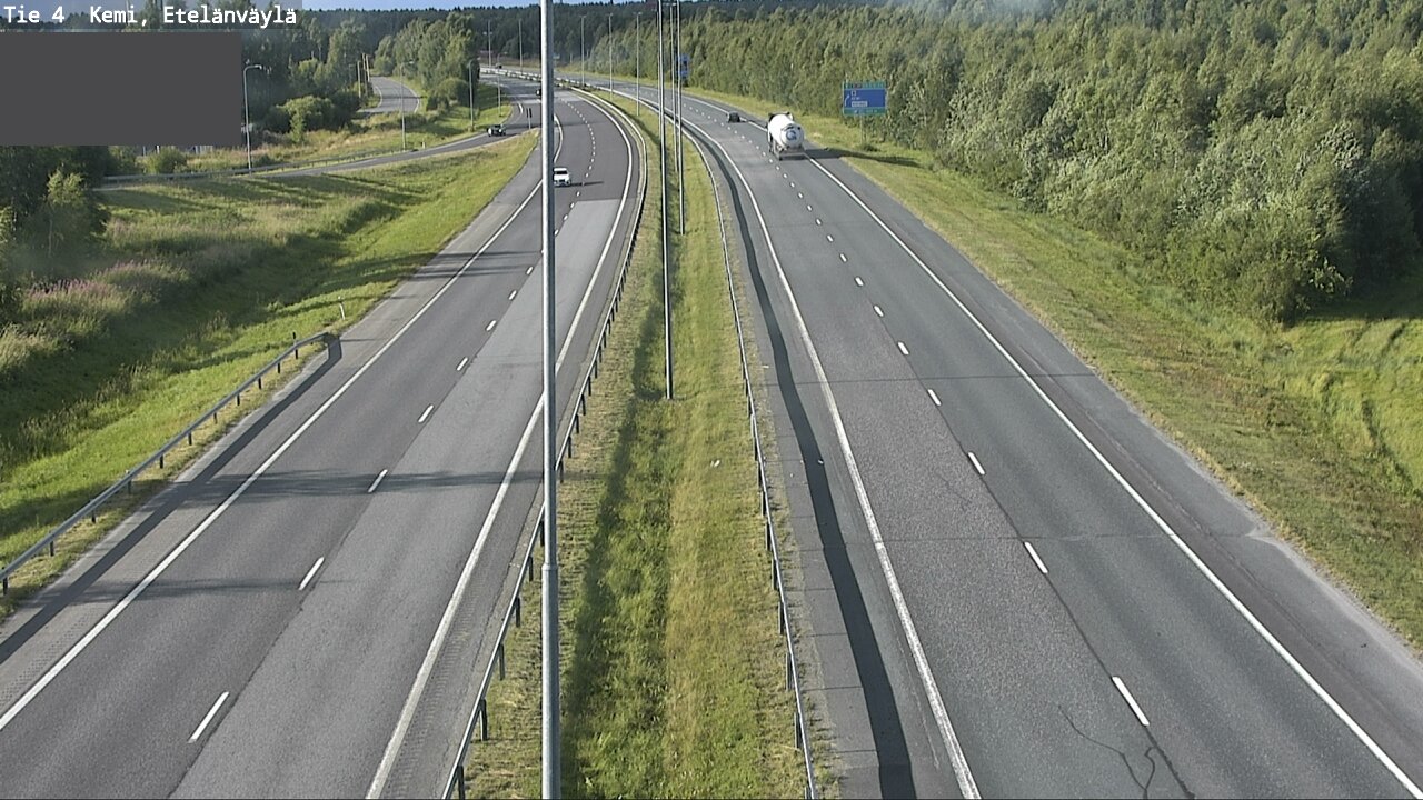 Weather Camera Image Väg 4 Kemi, Etelänväylä, Kemi, Lappi
