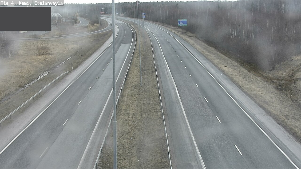 Weather Camera Image Road 4 Kemi, Etelänväylä, Kemi, Lappi