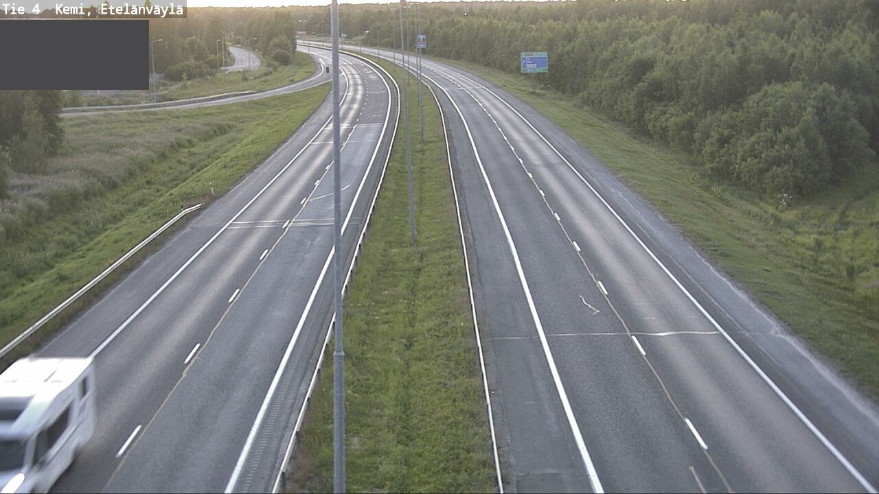 Weather Camera Image Road 4 Kemi, Etelänväylä, Kemi, Lappi