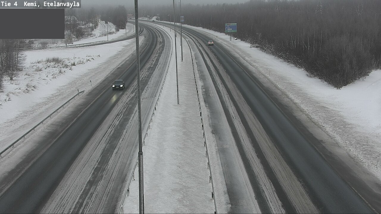 Weather Camera Image Väg 4 Kemi, Etelänväylä, Kemi, Lappi