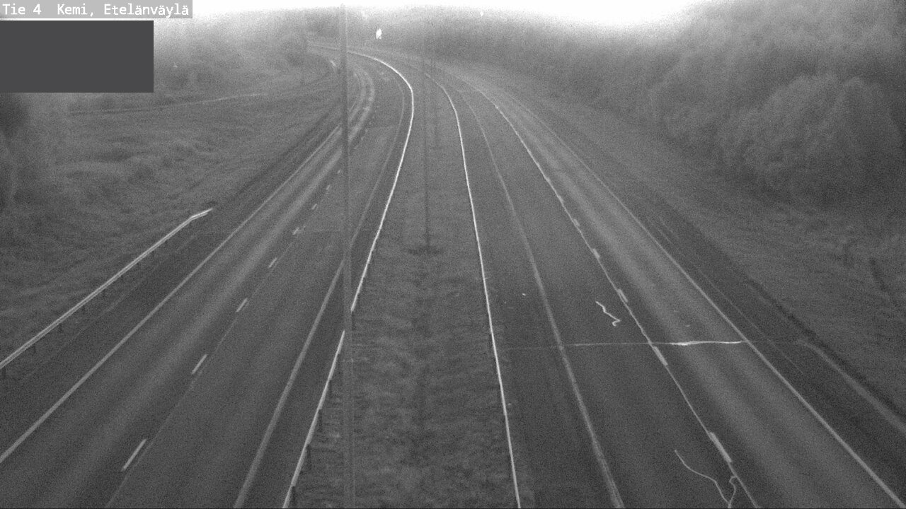 Weather Camera Image Väg 4 Kemi, Etelänväylä, Kemi, Lappi