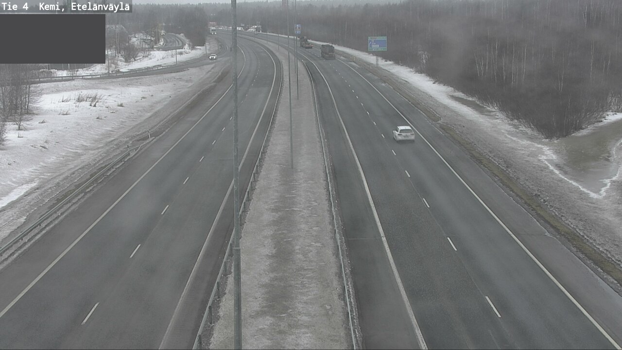 Weather Camera Image Väg 4 Kemi, Etelänväylä, Kemi, Lappi