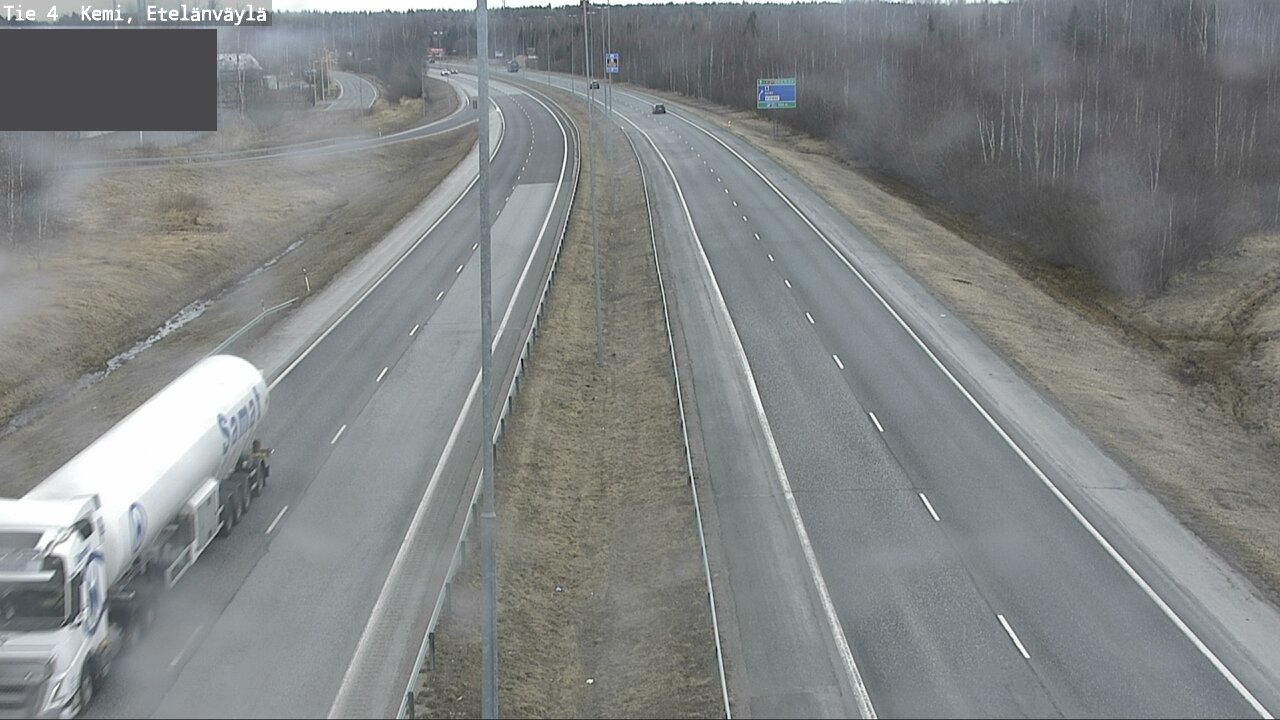 Weather Camera Image Road 4 Kemi, Etelänväylä, Kemi, Lappi