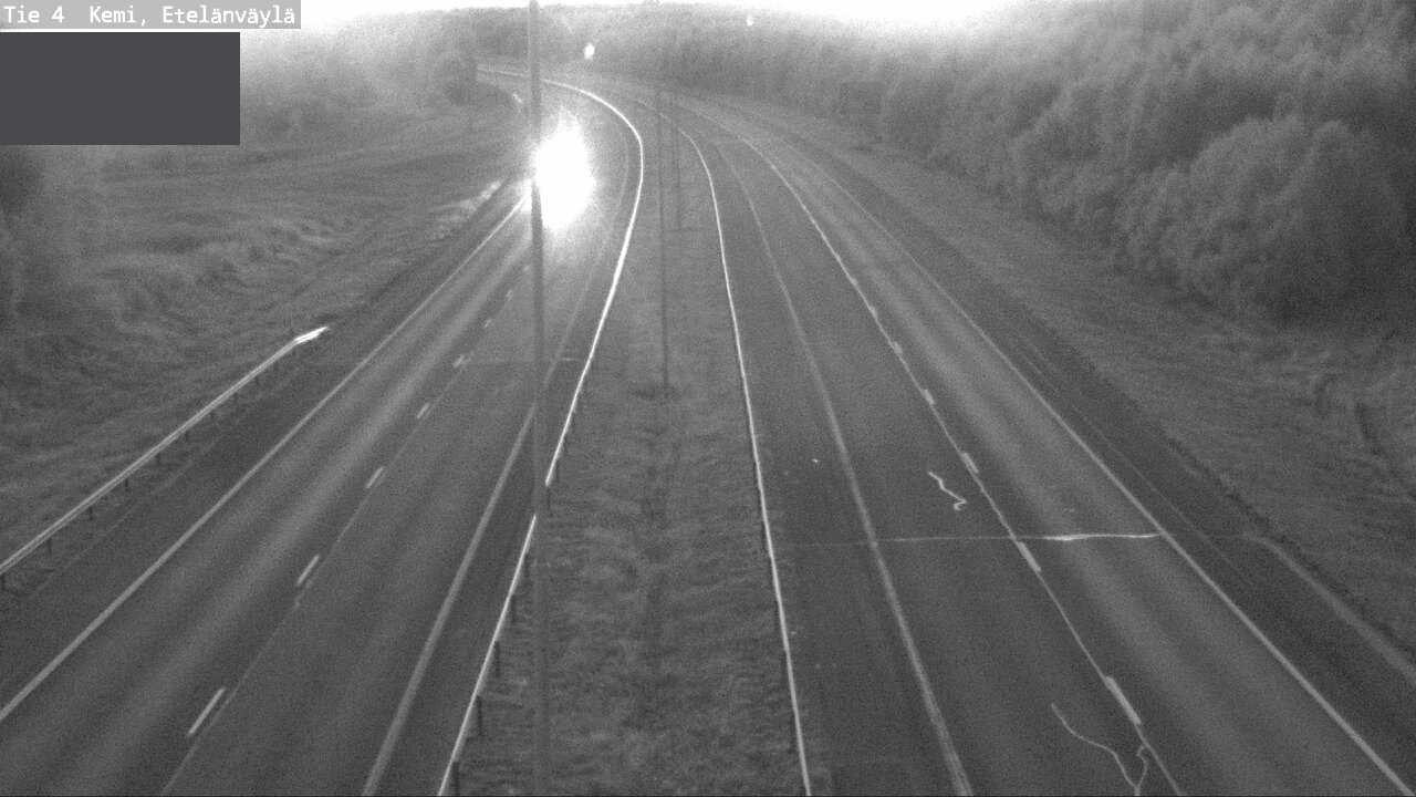 Weather Camera Image Väg 4 Kemi, Etelänväylä, Kemi, Lappi