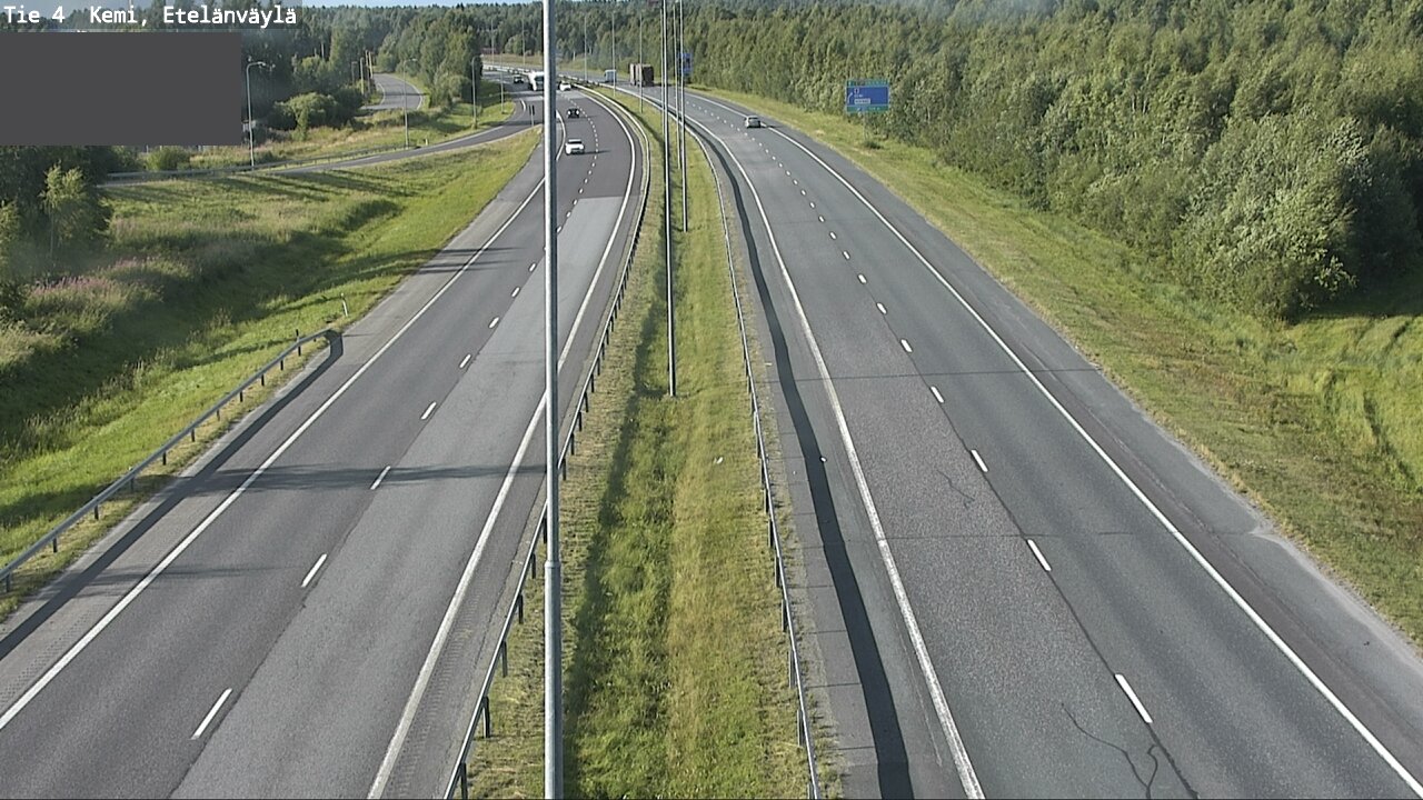 Weather Camera Image Väg 4 Kemi, Etelänväylä, Kemi, Lappi