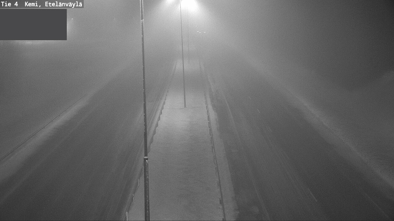 Weather Camera Image Road 4 Kemi, Etelänväylä, Kemi, Lappi
