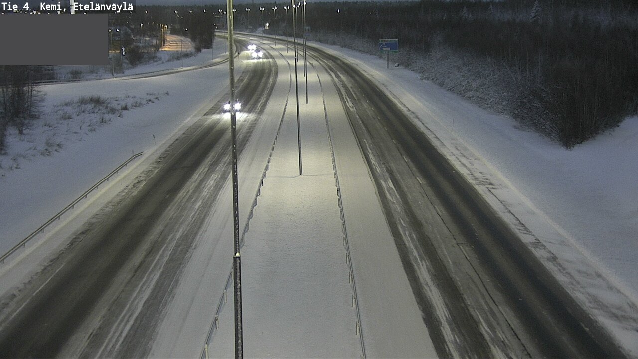 Weather Camera Image Road 4 Kemi, Etelänväylä, Kemi, Lappi