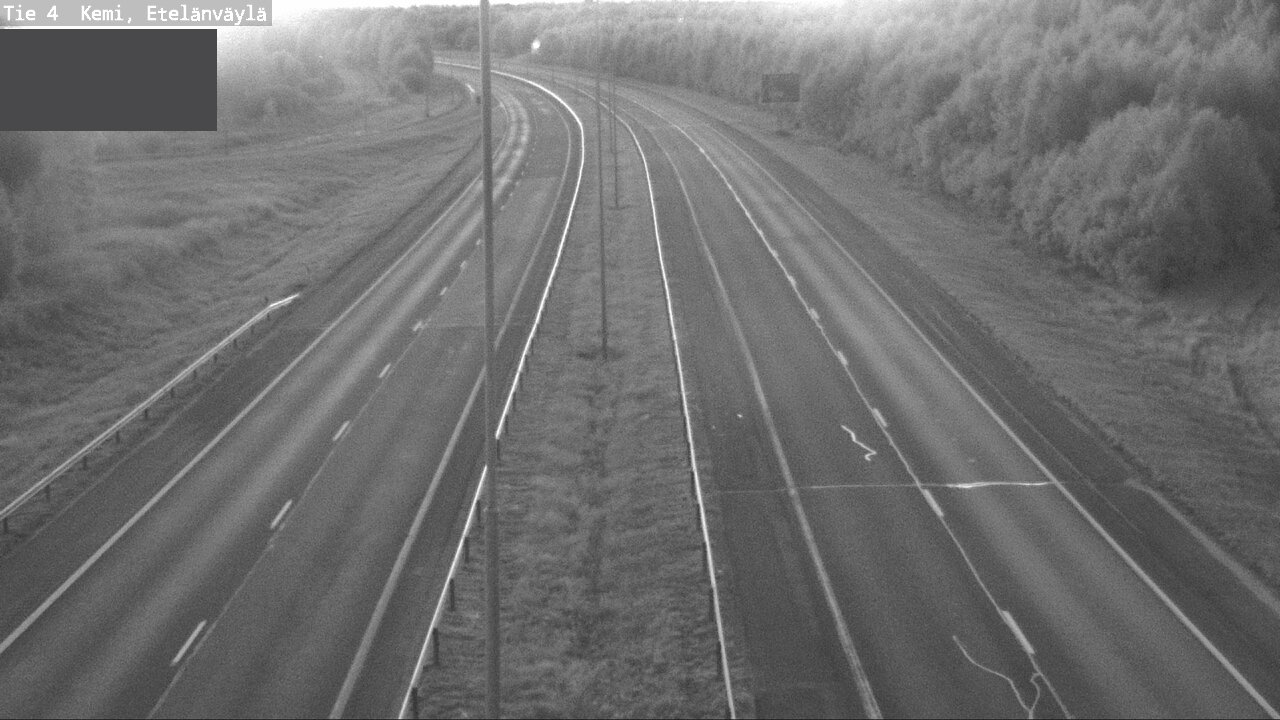 Weather Camera Image Väg 4 Kemi, Etelänväylä, Kemi, Lappi
