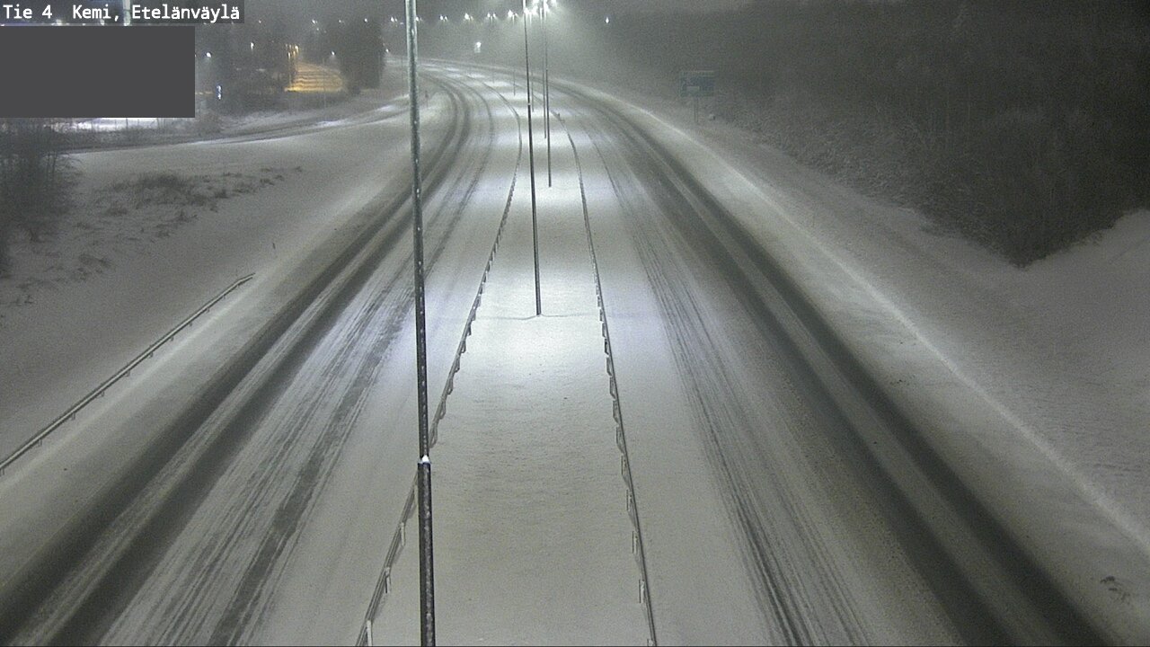 Weather Camera Image Road 4 Kemi, Etelänväylä, Kemi, Lappi
